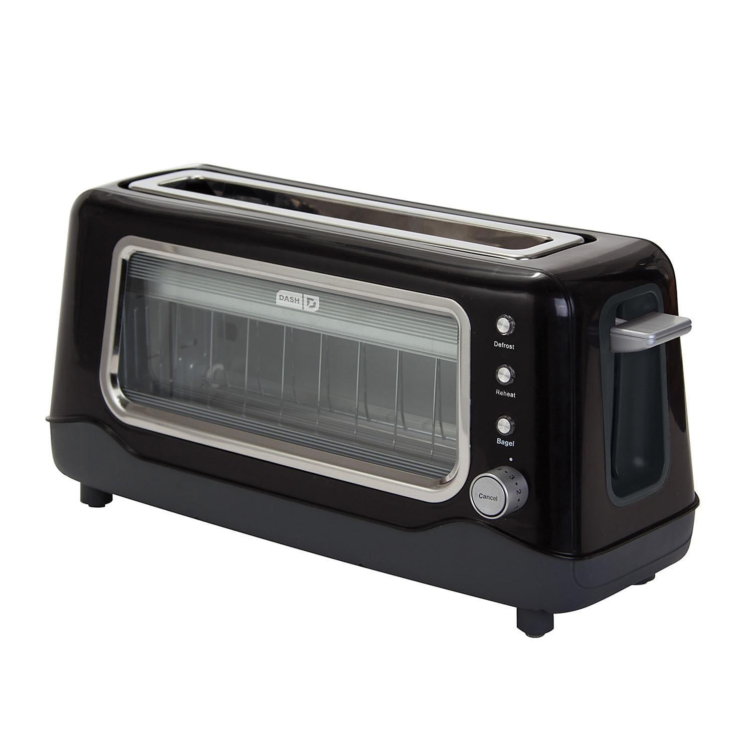 Dash DVTS501BK Clearview Toaster Black Plastic 