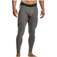 thumbnail image 3 of Under Armour Mens ColdGear Leggings Charcoal Light Heather 020/Black XX-Large, 3 of 3