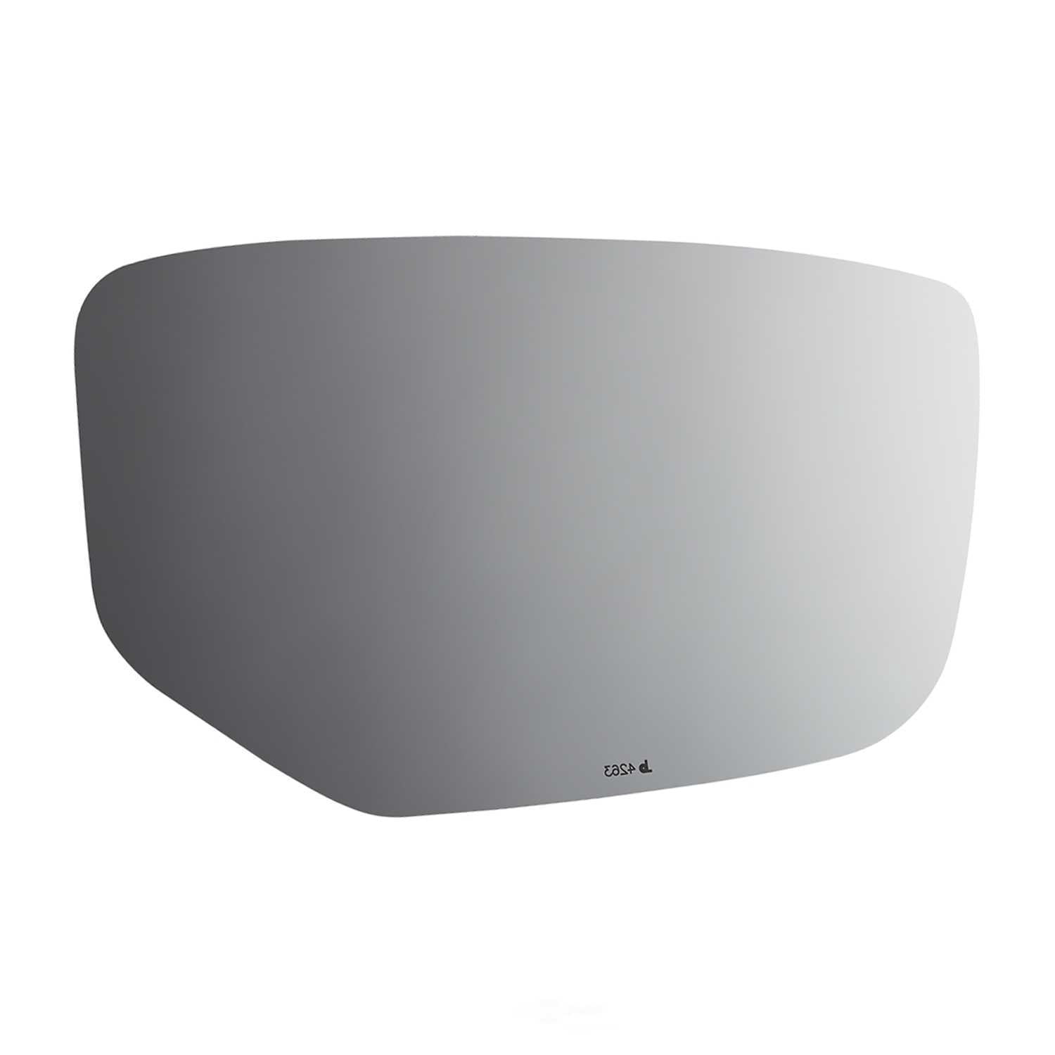 Burco Side View Mirror Replacement Glass - Clear Glass - 4263