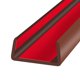 thumbnail image 1 of Protector de bordes Edge Trim de goma con canal en U de 20 pies, color marrón, 1 of 7