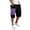 Purple, variant on CCRFTGI Men's Cargo Shorts Casual Relaxed Fit Outdoor Work Shorts for Men with Multi-Pockets Wine 4XL