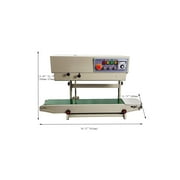 INTSUPERMAI Continuous Sealing Machine FRD-1000-II Automatic Vertical Type Bag Sealing Machine for Plastic Bag PVC Film