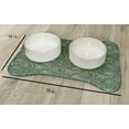 thumbnail image 2 of Simply Daisy Floral Tangle Bone Shape Pet Feeding Mat for Dogs, 2 of 3