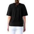 thumbnail image 3 of Time and Tru Womens Pima Cotton Boyfriend T-shirt, 3 of 6