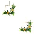 thumbnail image 3 of Yuarrent Decoraciones para bodas - Durabilidad duradera Fácil de limpiar Elegante flor artificial Bajo mantenimiento Interior o exterior champán cuadrado 2piezas, 3 of 6