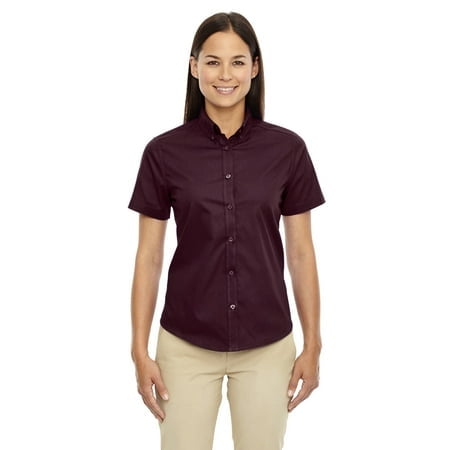 Ash City - Core 365 Chemise en Sergé à Manches Courtes pour Femmes