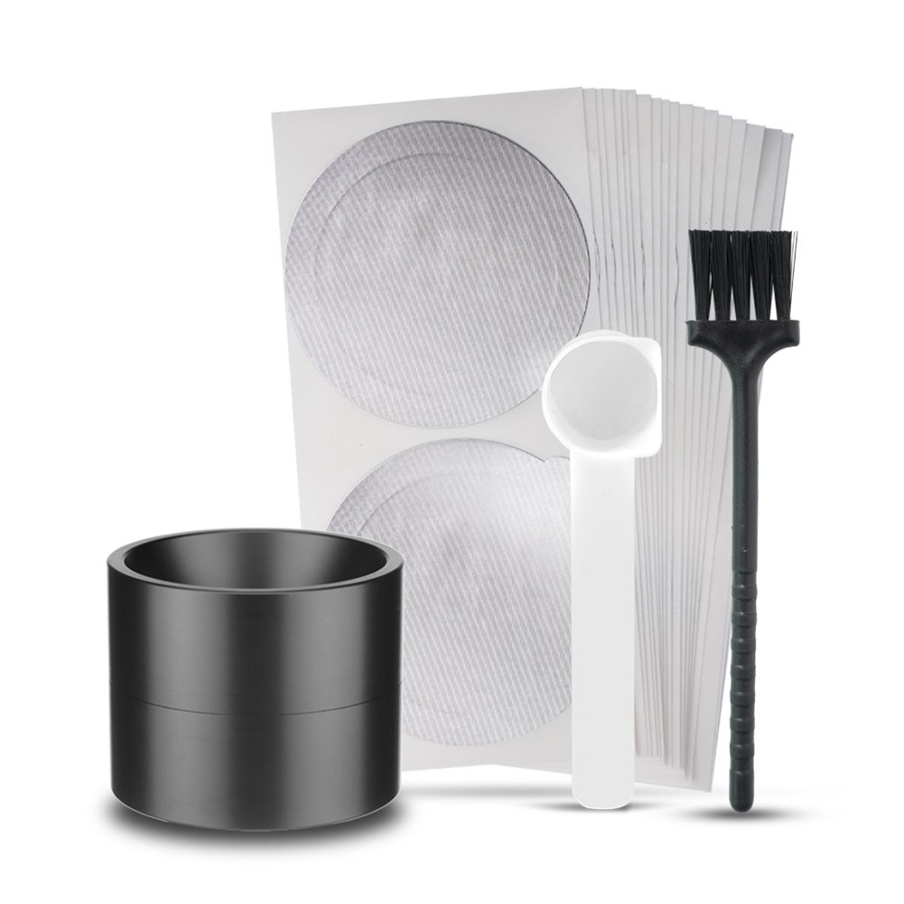 100 Aluminum Foils Lids Seal Sticker Fill Tool for Reuse Vertuoline