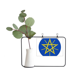 thumbnail image 1 of Marco De metal Unbranded emblema nacional Erhiopia África Florero De Cerámica, 1 of 4