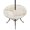 Beige, variant on Round Outdoor Tablecloth with Umbrella Hole and Zipper, Vintage Shell Yellow Tablecloth with Elastic Waterproof, Summer Ocean Coastal Patio Table Covers for 36" - 44" Picnic Pool Tables