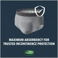 thumbnail image 5 of Depend Real Fit Disposable Underwear Male Waistband Style Large / X-Large, 50979, Maximum, 20 Ct, 5 of 7