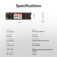 thumbnail image 4 of KingSpec 4TB M.2 SATA SSD SATA III 6Gbps Ultra-Slim Internal M2 2280 NGFF SSD for Desktop Laptop Notebook, 4 of 8