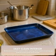 thumbnail image 5 of Emeril Lagasse Large Stoneware Baking Sheet – Non Stick Stoneware Cookie Sheet & Baking Tray, Oven Safe Baking Trays for Oven, Ceramic Sheet Pan, 15.75", 5 of 5