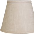 thumbnail image 3 of 10" Light Wheat Hardback Empire Linen Lampshade, 3 of 3