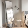 thumbnail image 6 of Hans&Alice 65''x22'' Full Length Mirror Floor Standing Mirrors, Full Body Mirror,Wall-Mounted Dressing Mirror, Large Mirrors for Bedroom, Living Room Fitting Room (Grey), 6 of 7