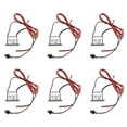 thumbnail image 1 of 6X Red-Black Cable DC 12V EL Wire Neon Glow Strip Light Driver Unit Inverter, 1 of 4