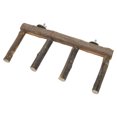 thumbnail image 1 of Bird Ladder Perch, Multiple Uses 4 Step  Wood Natural Bird Ladder Stand Tilted Installation Easy To Install  For Small Medium  Animal S,L, 1 of 8
