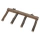 thumbnail image 4 of Percha para escalera de pájaros, 4 escalones, escalera de madera para pájaros, soporte para loros pequeños y medianos, L, 4 of 5