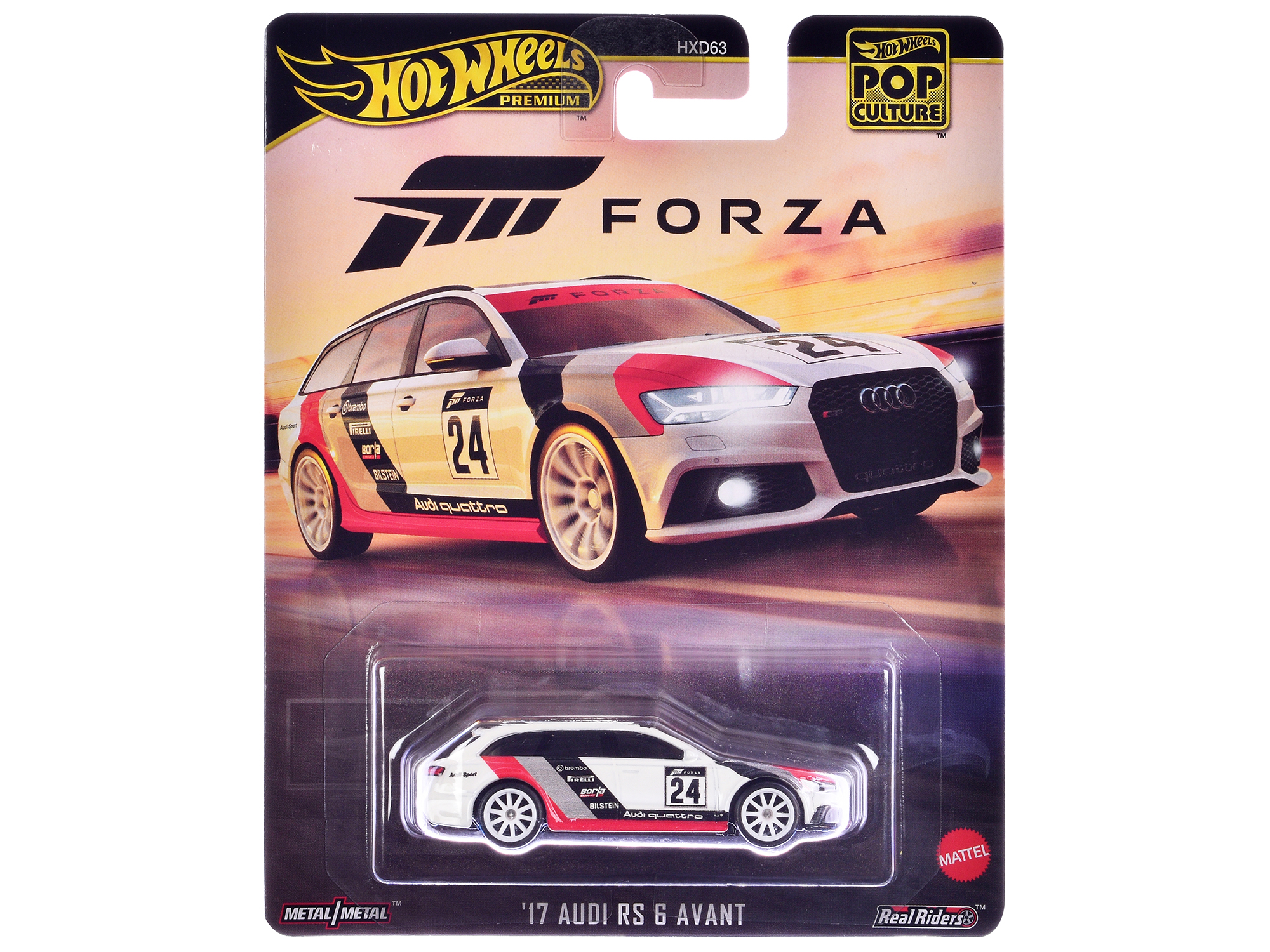 "Pop Culture 2024" 5 piece Set E "Premium Series" Diecast Model Cars by Hot Wheels
