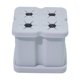 thumbnail image 5 of Soporte para cabezales de cepillo de dientes eléctrico Macarena organizador independiente Rejilla gris 4, 5 of 8
