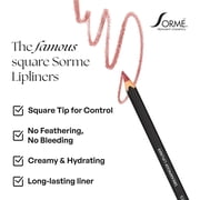 Sorme Smearproof Lip Liner Pencil, Chestnut, Waterproof Matte, 0.06 oz