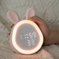 thumbnail image 4 of Despertador con luz nocturna Bearachild Recargable Pantalla digital Decoración animal Rosado, 4 of 6