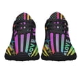 thumbnail image 5 of Love Is Love LGBT Shoes Sneakers Black Size 11.5, 5 of 7