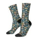 thumbnail image 1 of Balery Beach Dog Calcetas Largas con Estampado para Hombre y Mujer – Suaves y Transpirables, Talla Única (US 5-11), 1 of 6
