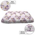 thumbnail image 3 of Orchid Pet Bed, Oriental Flowers with Ombre Style Background Blooming Design, Chew Resistant Pad for Dogs and Cats Cushion with Removable Cover, 24" x 39", Pale Pink Cream, by Ambesonne, 3 of 4