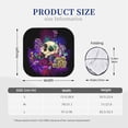 thumbnail image 6 of Uemuo Mushrooms and Skull Printed 2 PCS Car Windshield Sun Shade, Auto Sun Heat and UV Rays Blocker, Foldable Automotive Front Window Sunshade Protector, 6 of 7