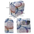 thumbnail image 4 of Boho Art Stand Mixer Cover, Ombre Style Colored Crescent Moon with Blossoming Big Rose Flower Petal, Kitchen Appliance Organizer Bag Cover with Pockets, 5 Quarts, White and Multicolor, by Ambesonne, 4 of 4