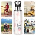 thumbnail image 7 of Yayeee 20oz Insulated Water Bottle Double Wall Stainless Steel with Flip Straw Lid, Cute Elephant, 7 of 7