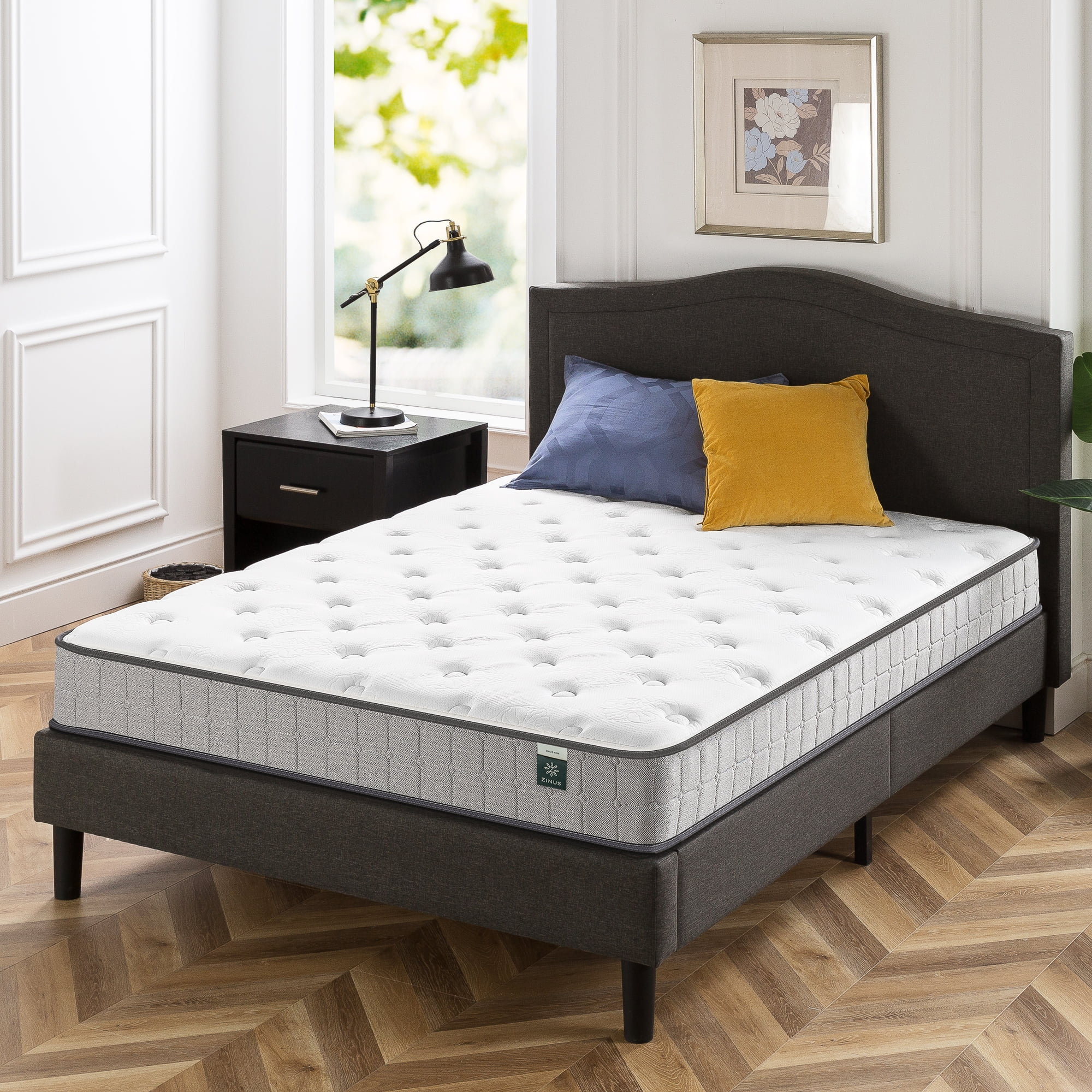 Spring Mattress In a Box 8'' Twin Size Coil Foam Comfort Sleep Bedroom 