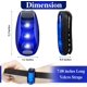 thumbnail image 2 of 15 luces LED de seguridad, luces estroboscópicas intermitentes con clip para corredores, perros,, 2 of 5