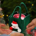 thumbnail image 6 of Clearance Under $5 christmas decor shop, Hwkond Christmas Style Candy Bags, Washable Reusable Tote Bags, Christmas Wrapping Bags For Christmas Party Supplies, Gift Bags christmas decorations indoor, 6 of 8