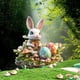 thumbnail image 5 of Bewildely Libros de Pascua para niños Lecturas divertidas y educativas de Pascua Decoraciones de Pascua al aire libre Peters Rabbit Decoración del hogar D, 5 of 6