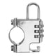 thumbnail image 1 of Candado de seguridad para casco de motocicleta, candado de combinación antirrobo para bicicleta eléctrica, universal para exteriores, 1 of 8