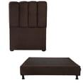 thumbnail image 1 of Recámara Individual Kami Chocolate con Cabecera + Box Base Cama, 1 of 12