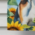 thumbnail image 7 of American Foxhound in Sunflowers House Flag 28 in x 40 in, 7 of 7