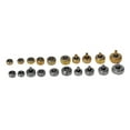 thumbnail image 2 of 2X Waterproof Watch Crown Parts Replacement Assorted Gold & Silver Dome Flat Head Watch Repair Tool Kit for Watchmaker, 2 of 7