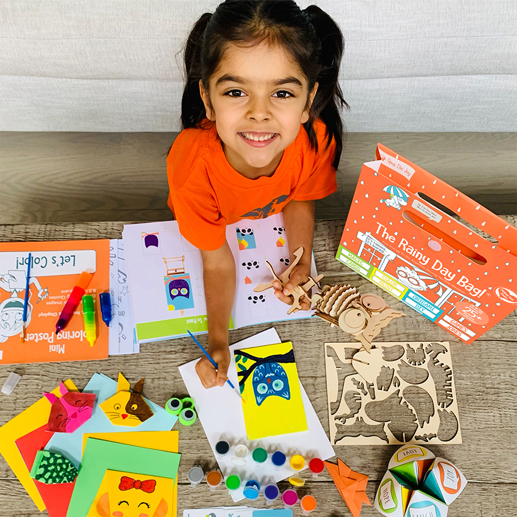 Open the Joy The Rainy Day Bag, Activities for Kids & Families