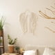 thumbnail image 5 of Boho Ángel Decoración de pared Tapiz elegante con borla larga Soledad Macramé Tela decorativa, 5 of 9