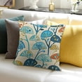 thumbnail image 3 of BANET Cushion Cover Throw Pillow Case Shell for Couch Sofa Home Decoration Chenille Cute Leaves White, 3 of 5