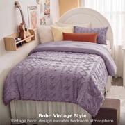 U Bedsure U by Bedsure Twin/Twin XL Tufted Boho Comforter Set, 2 Pieces Farmhouse Shabby Chic… — $35.09 (47% off)
