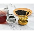 thumbnail image 4 of Unatoiry Rotating Tea Strainer Fine Mesh Filter Coffee Herb Sieve Teaware One Handle 360 Degree Rotatable Infuser Kitchen Gadgets Gold, 4 of 6