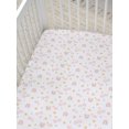 thumbnail image 4 of Gerber Baby Girl 100% Cotton Fitted Crib Sheet for Standard Crib and Toddler Mattresses, 4 of 7