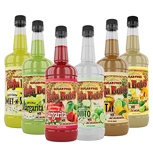 Baja Bob’s Margarita Mix SugarFree, Low Calories and Carbs Cocktail