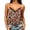 a-679Watermelon Red120, variant on Womens Lace Trim V Neck Adjustable Spaghetti Strap Leopard Floral Print Cami Tops Summer Loose Casual Daily Beach Party Layering Shirts For Ladies Classic Top L