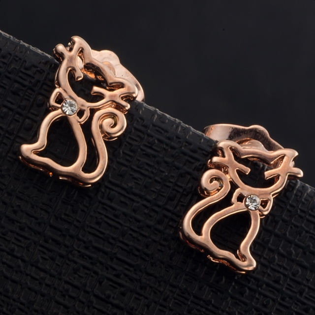 unbranded 1Par Aretes De Zirconia Dorados Para Mujer Pendientes Y Para Uso Diario Y Eventos