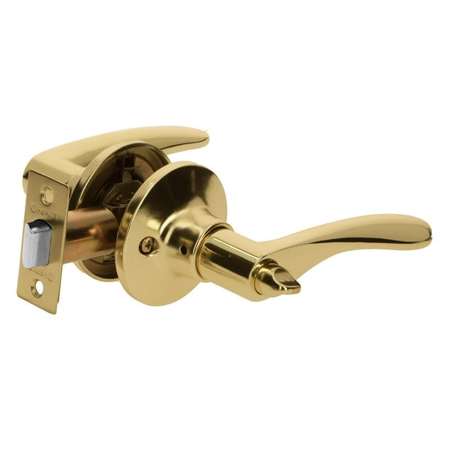 Cerradura Basic manija, cil metal, baño, latón brillante Hermex Hermex CEMA-1BB