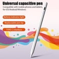 thumbnail image 2 of Active Stylus Pen for Touch Screens,Rechargeable Digital Stylish Pencil for Android / IOS,Universal Stylus Pens for Touchscreens for Phone Tablet, 2 of 8